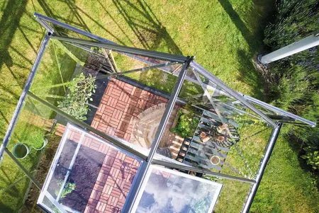 ICON 8 · 11.2 m² (8' x 14') Alu m/3 mm Hærdet Glas